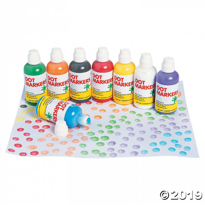50 ml Make a Dot Assorted Color Paint Markers Set of 8 (8 Piece(s