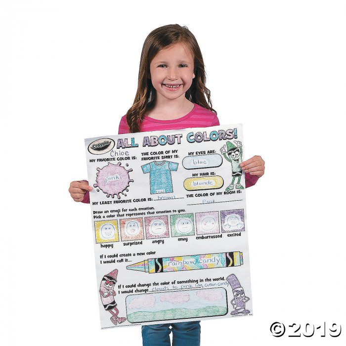 Color Your Own Crayola® All About Color Posters (1 Unit(s))