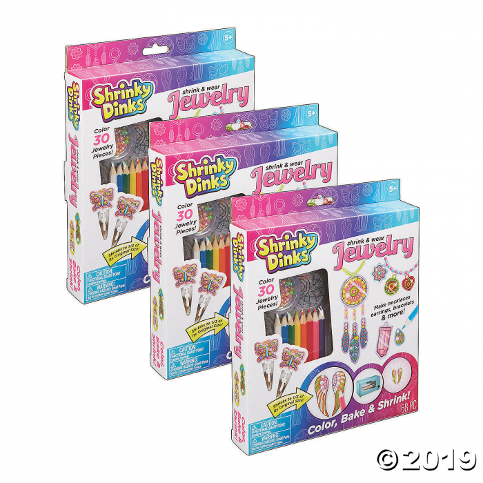 Alex® Shrinky Dinks Jewelry Set, 3 Sets (3 Piece(s))