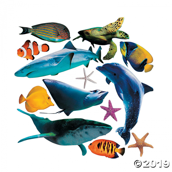 Jumbo Realistic Sea Life Cutouts (1 Set(s))