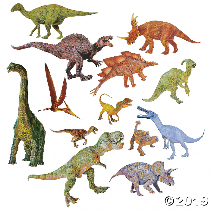 Jumbo Dinosaur Cutouts (13 Piece(s)) | GlowUniverse.com