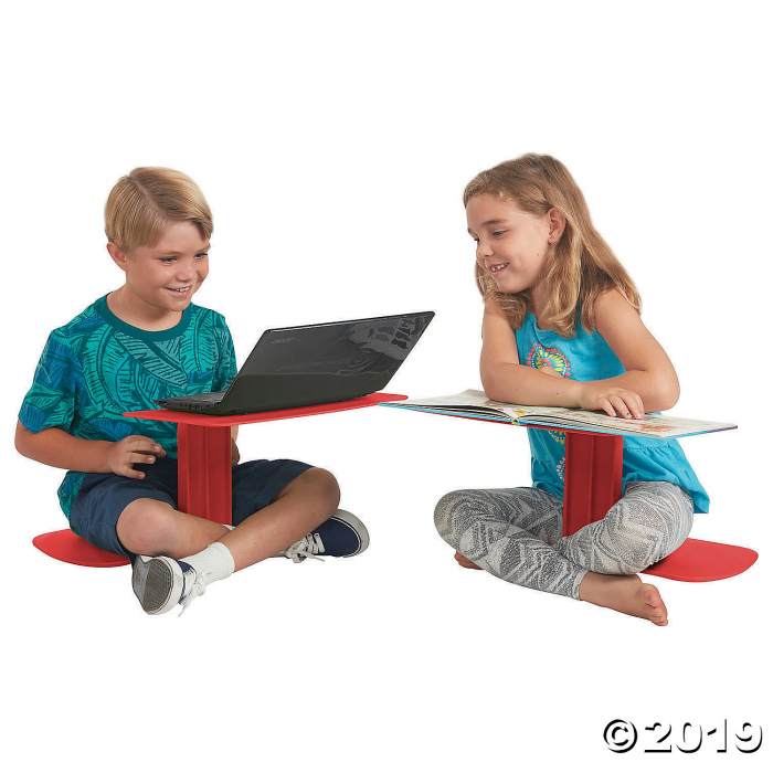ECR4Kids The Surf Portable Lap Desk - 10 Pack, Red (10 Unit(s))
