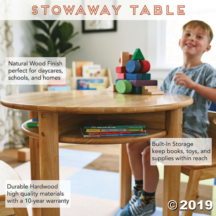 ECR4Kids Stowaway Table (1 Unit(s))