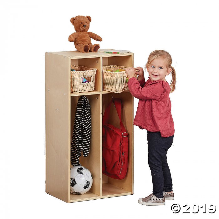 Birch Streamline 2-Section Toddler Coat Locker (1 Unit(s))