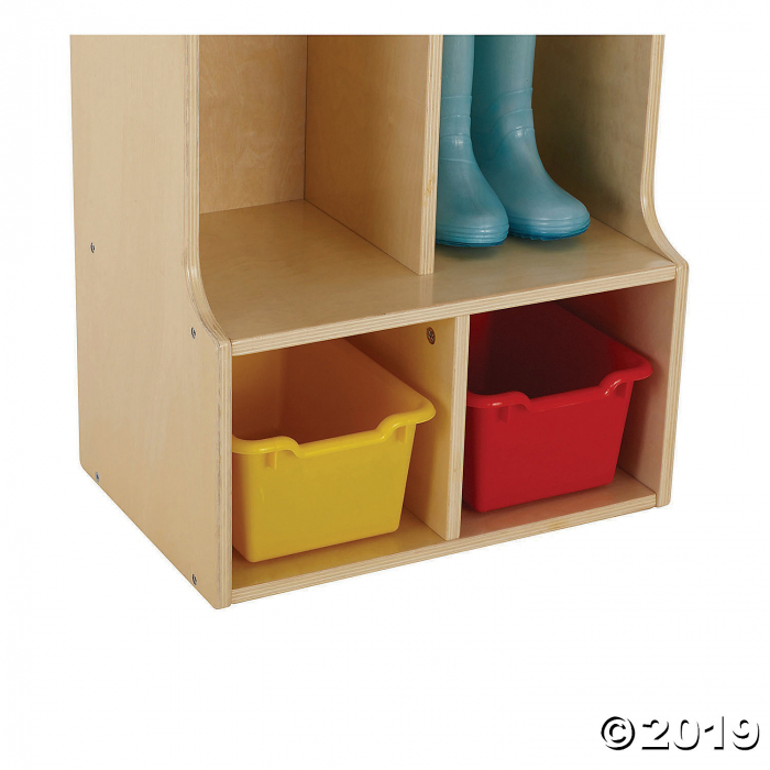 Birch Streamline 2-Section Toddler Coat Locker with Bench (1 Unit(s))
