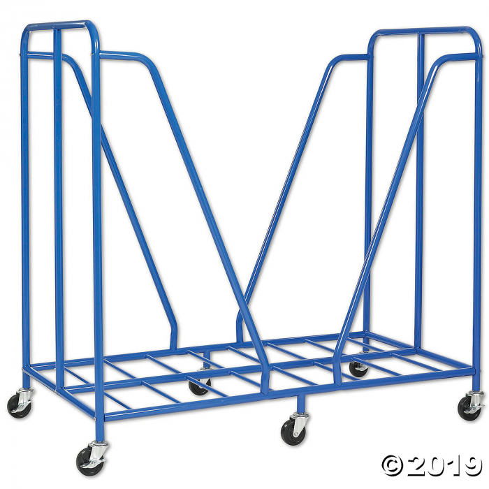 ECR4Kids Mobile Rest Mat Storage Trolley with Casters, Blue (1 Unit(s)) ECR4Kids Mobile Rest Mat Storage Trolley with Casters, Blue (1 Unit(s))