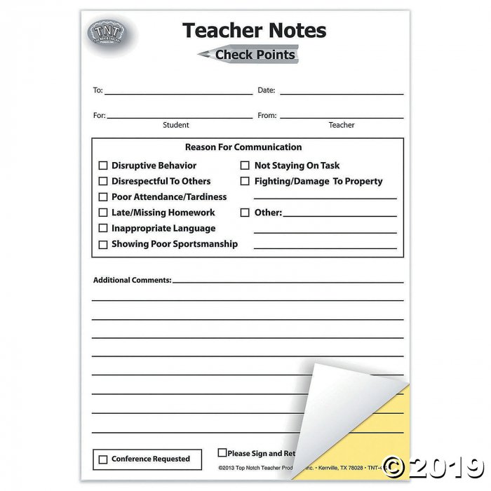 (6 Ea) Check Points Teacher Notes (6 Piece(s))