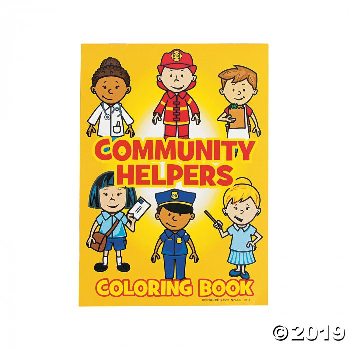 Community Helper Coloring Books (24 Piece(s))