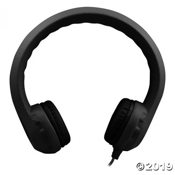 Flex-Phones Indestructible Foam Headphones, Black (1 Piece(s))