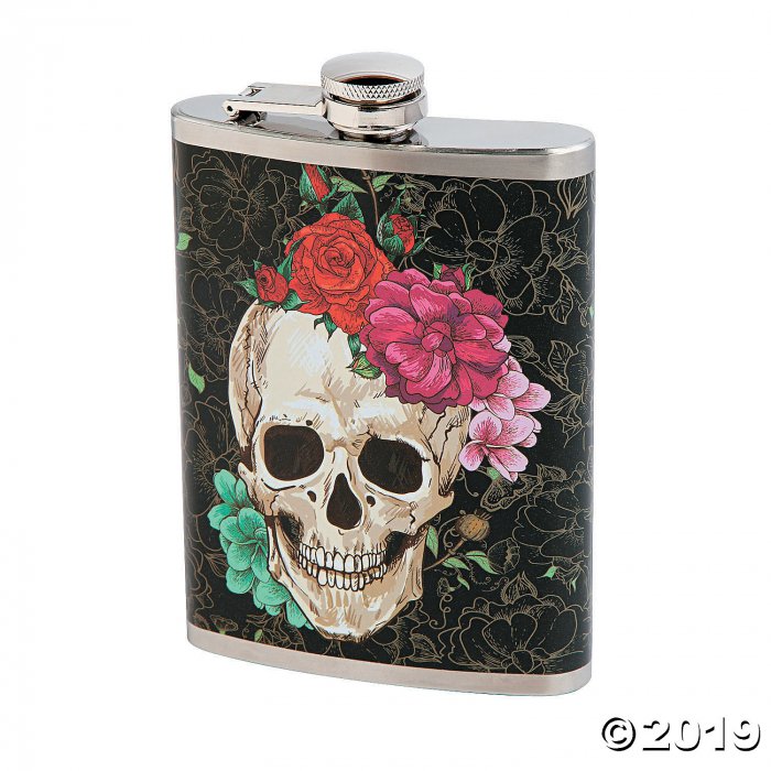 Spooky Floral Flask (1 Piece(s))