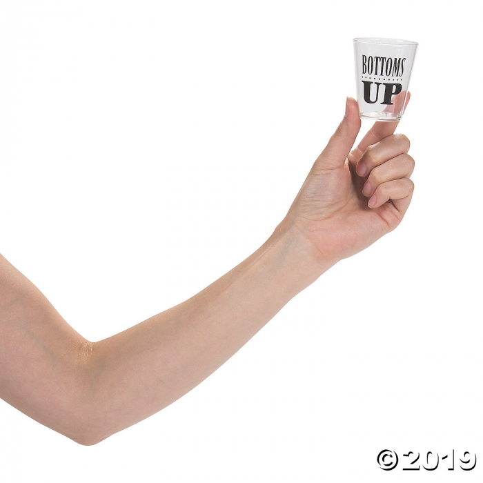 Bottoms Up Plastic Shot Glasses (50 Piece(s))