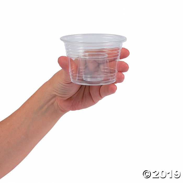 Clear Plastic Bomber Cups 50 Pc.