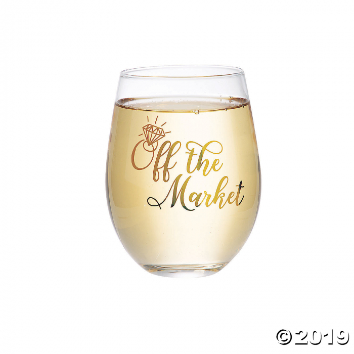 Lillian Rose Gold Off The Market Stemless Wine Glass (1 Piece(s))