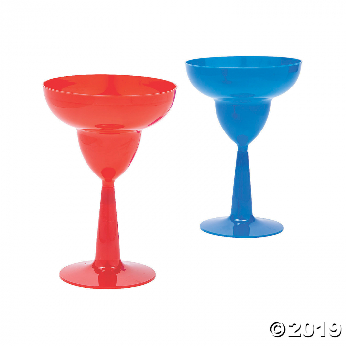 Patriotic Margarita Plastic Glasses (Per Dozen)