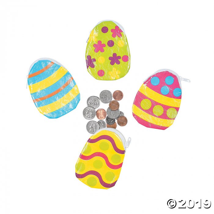Easter Egg Coin Purses (Per Dozen)