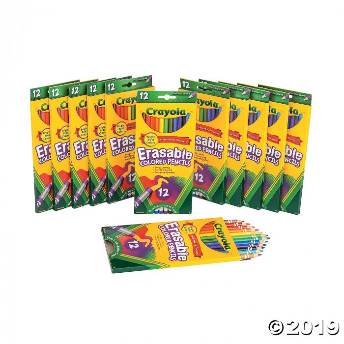 12 Color Crayola® Erasable Colored Pencils Classpack® (1 Set(s