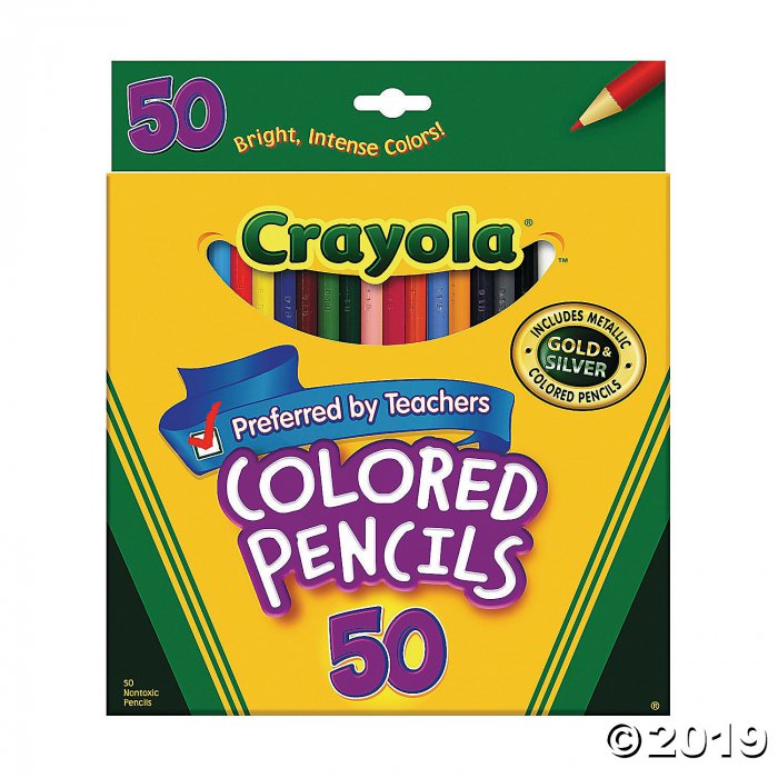 50-Color Crayola® Colored Pencils (1 Set(s))