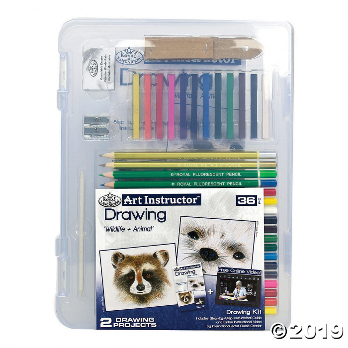 Royal & Langnickel® Art Instructor Wildlife + Animal Drawing Kit (1 Set(s)) Royal & Langnickel® Art Instructor Wildlife + Animal Drawing Kit (1 Set(s))