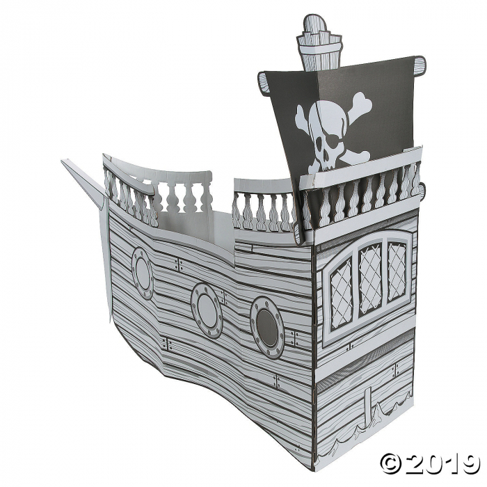 Color Your Own Pirate Ship Playhouse (1 Piece(s))