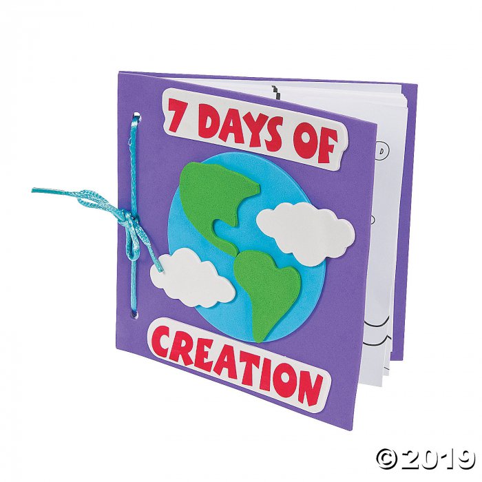 Color Your Own Book About the 7 Days of Creation Craft Kit (Makes 12)