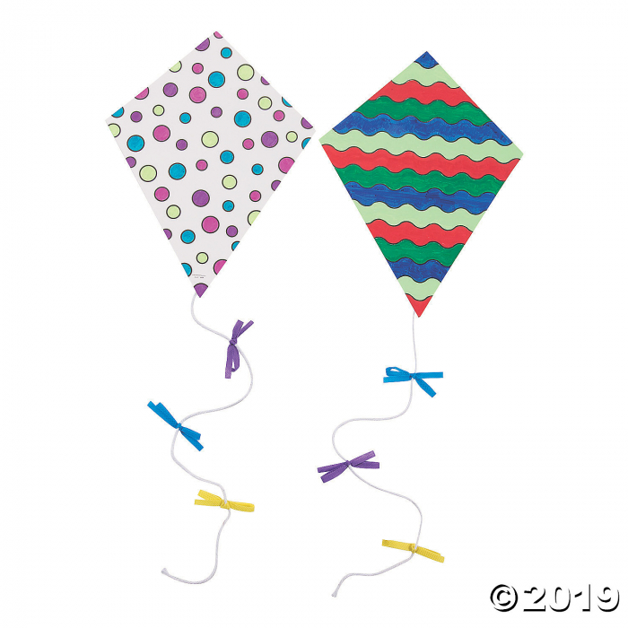 Color Your Own Kite Signs (Per Dozen)