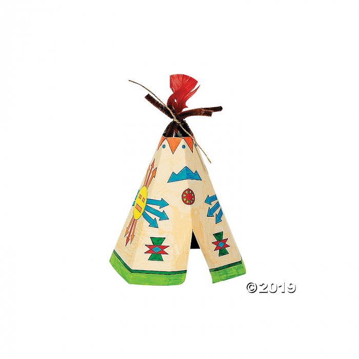 Color Your Own Teepees (Makes 12)