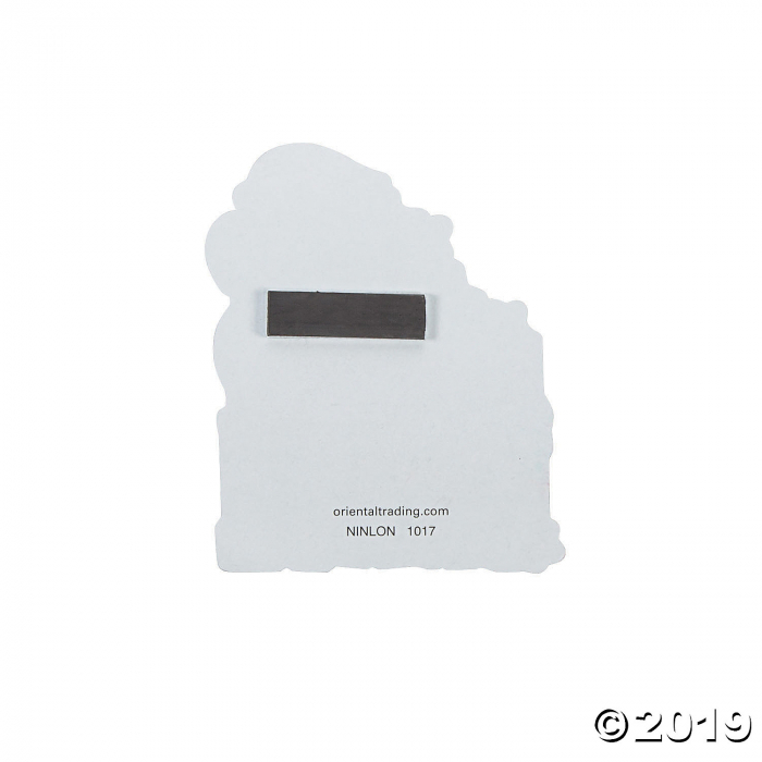Color Your Own Military Service Fuzzy Magnets (Per Dozen)