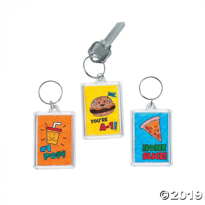 Color Your Own Fathers Day Keychains (Per Dozen)