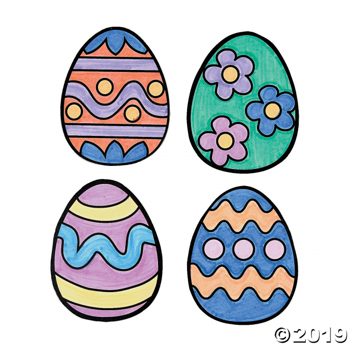 Color Your Own Easter Egg Magnets (Per Dozen)