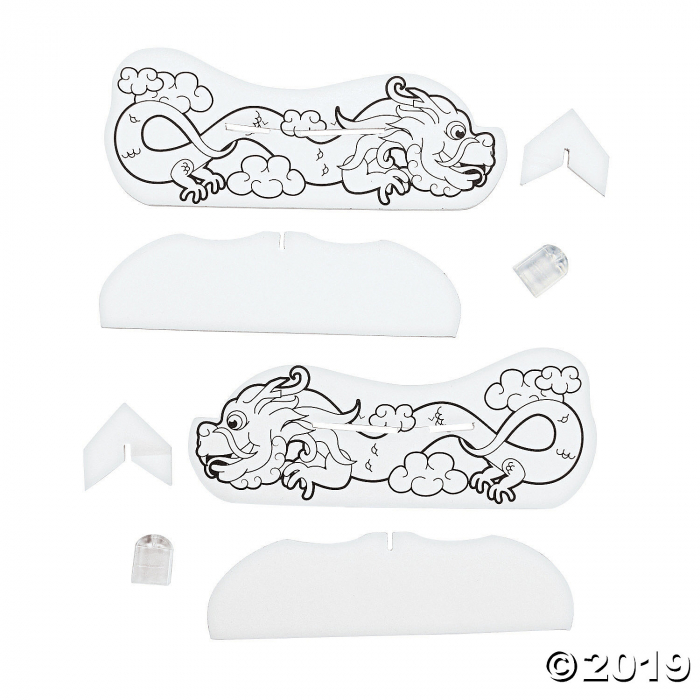 Color Your Own Dragon Gliders (1 Unit(s))