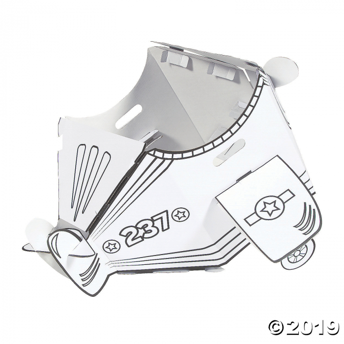 Color Your Own Airplane Box Costume (1 Piece(s))