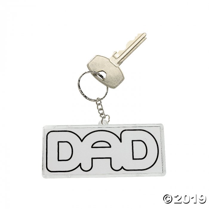DIY Dad Keychains (Makes 12)