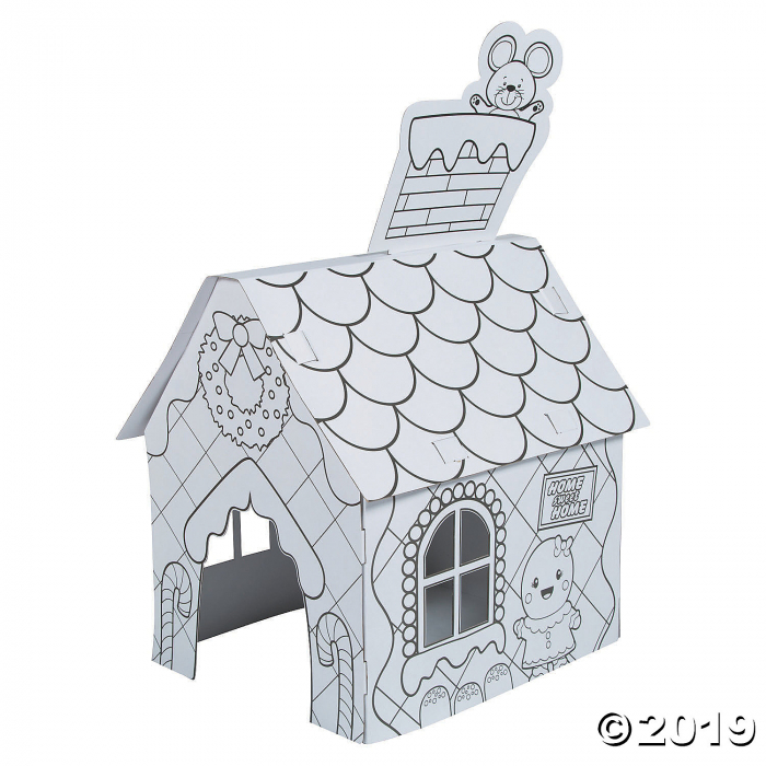 Color Your Own Gingerbread Playhouse (1 Piece(s))