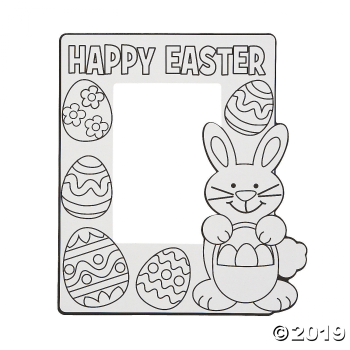 Color Your Own Easter Picture Frames (Per Dozen)