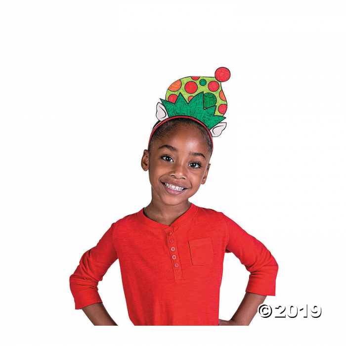 Color Your Own Elf Headbands (Per Dozen)