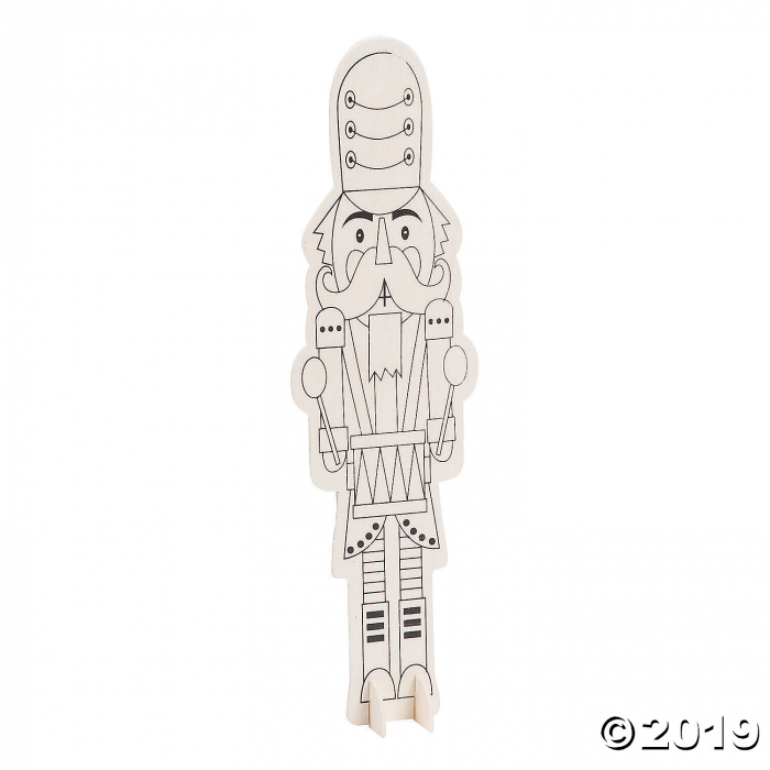 Color Your Own Nutcracker Stand-Ups (Per Dozen)