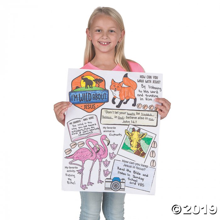 Color Your Own Wild Encounters VBS Posters (30 Piece(s))