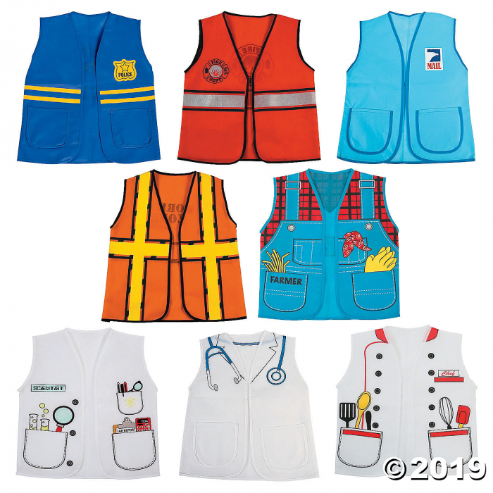 Kid's Community Helpers Vest Assortment (1 Set(s))