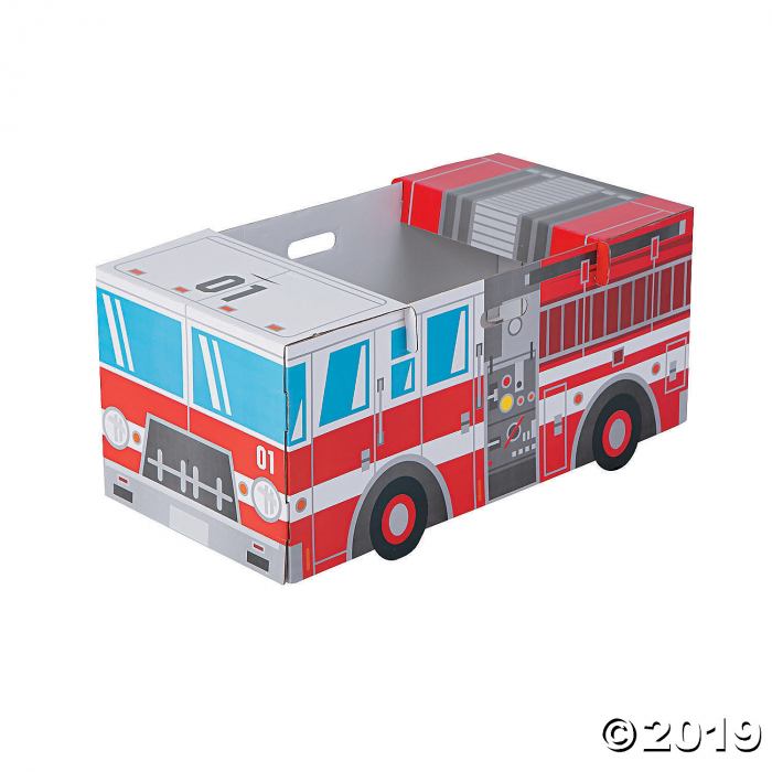 Kid's Fire Truck Box Costume (1 Piece(s))