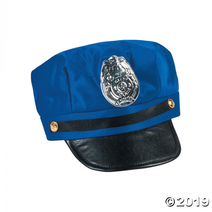 Police Hat with Badge