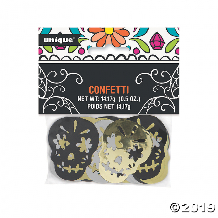 Skull Day of the Dead Confetti (1 Piece(s))