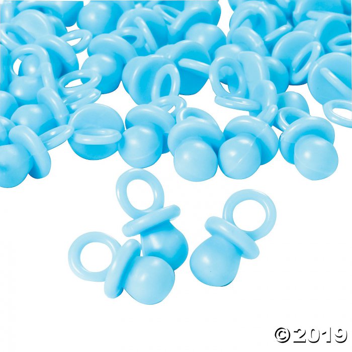 Pastel Blue Opaque Pacifier Favors (48 Piece(s))