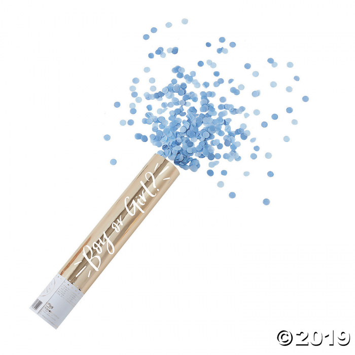 Ginger Ray Large Blue Gender Reveal Confetti Cannon (1 Piece(s))