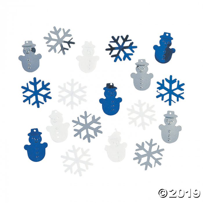 Winter Metallic Confetti (1 Piece(s))