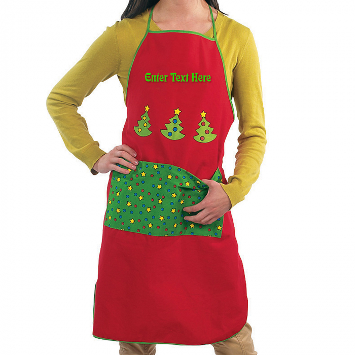 Adult's Christmas Personalized Apron