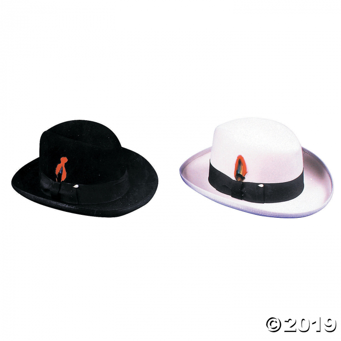 Black Fedora Hat - Large Black Fedora Hat - Large
