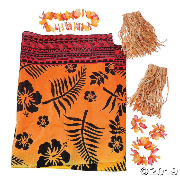 Men's Luau Apparel Kit (1 Set(s))