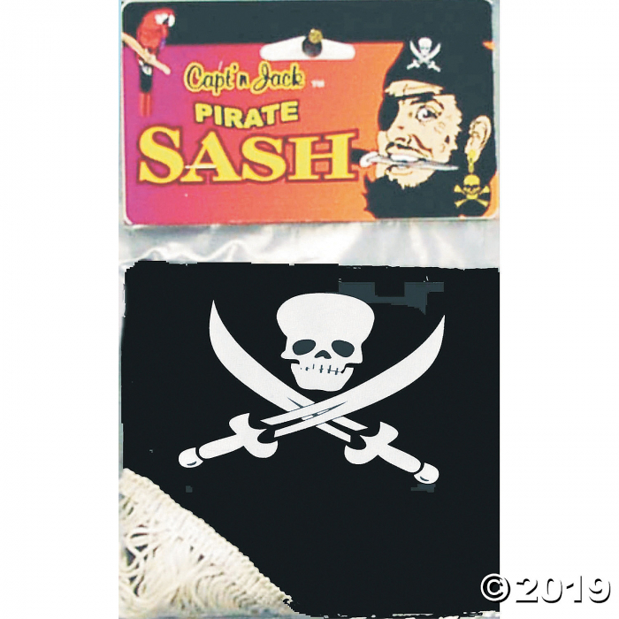 Pirate Jack Waist Sash (1 Piece(s)) Pirate Jack Waist Sash (1 Piece(s))
