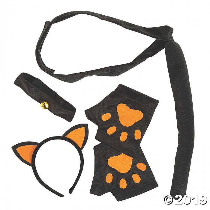 Black Cat Accessories Set (1 Set(s))