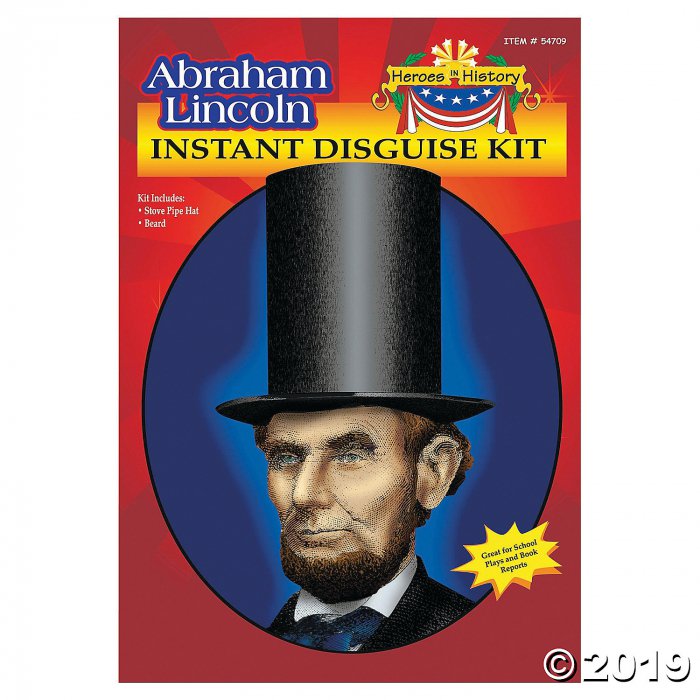 Heroes in History: Abraham Lincoln Beard & Hat (1 Set(s))